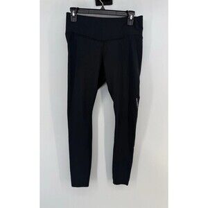 Merrell Fleece Lined Leggings Black Size Medium Athleisure reflective perforated